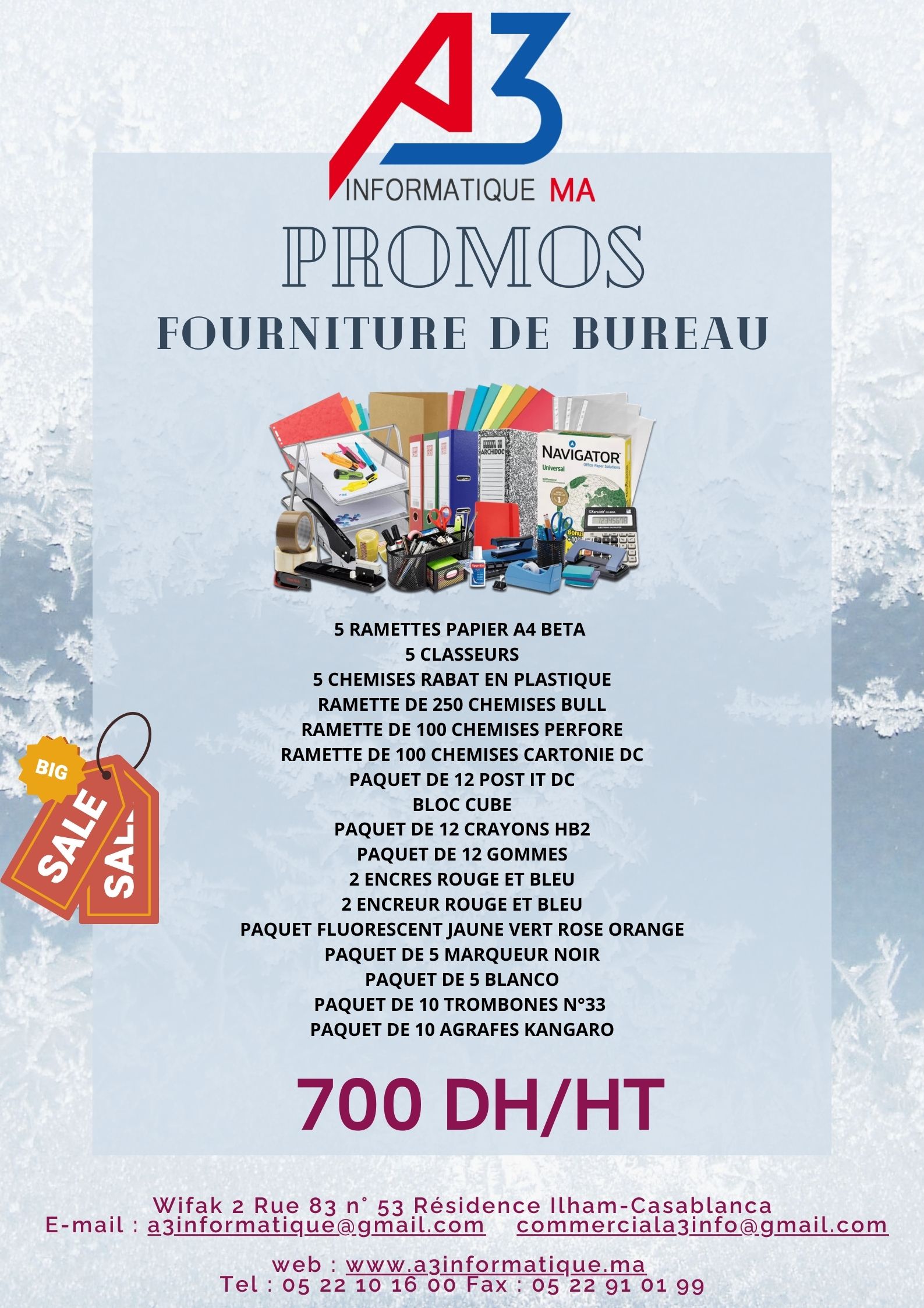 FOURNITURE DE BUREAU