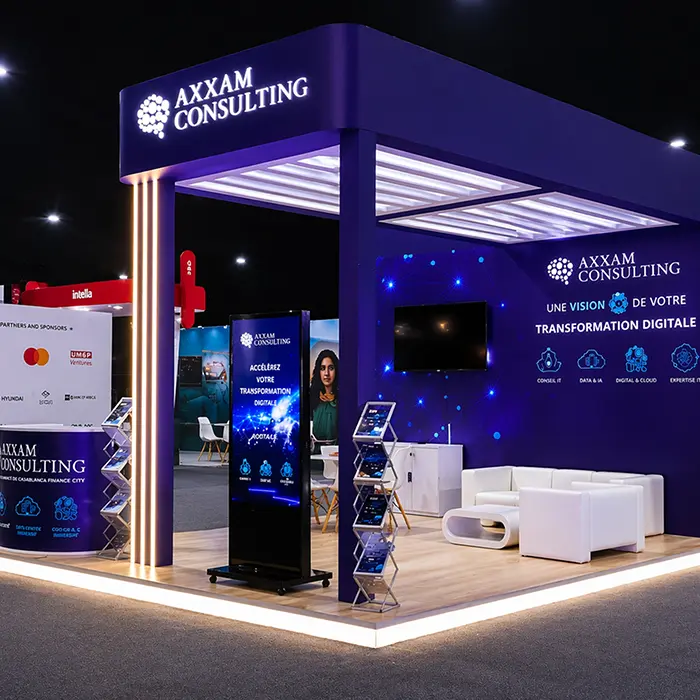 Stand Axxam au Gitex Africa 2026 à Marrakech