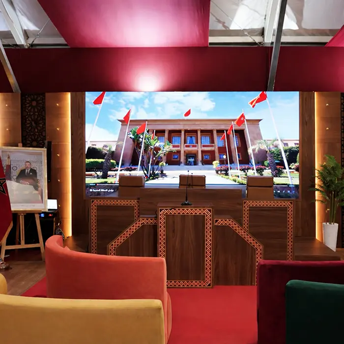 Stand du Parlement marocain au SIEL 2025 à Rabat