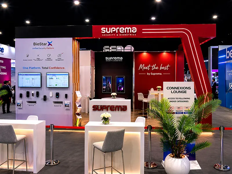 Stand de Suprema au Gitex Africa 2026 à Marrakech